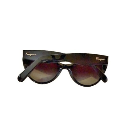 NWOT SALVATORE FERRAGAMO SF930S 001 Black/Grey Gradient 56-17-145 Sunglasses main image 4